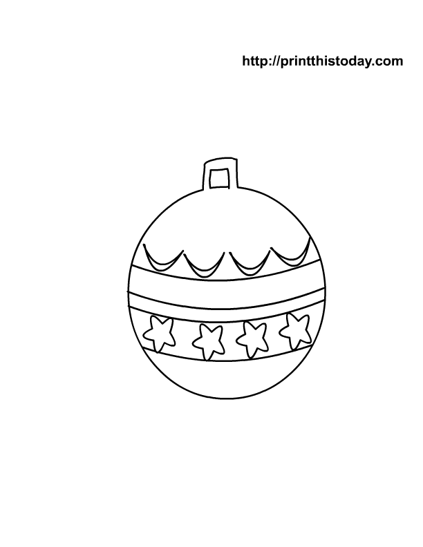 Free printable Christmas coloring page for kids