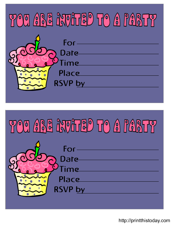 birthday invitations templates freeregularmidwesterners  Resume and 