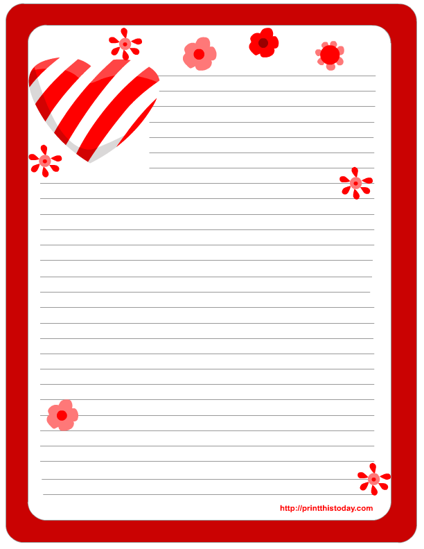 Valentine Stationery