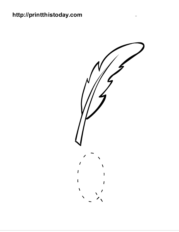 quill coloring pages - photo #14
