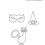 A cat ,a hat, a mask
