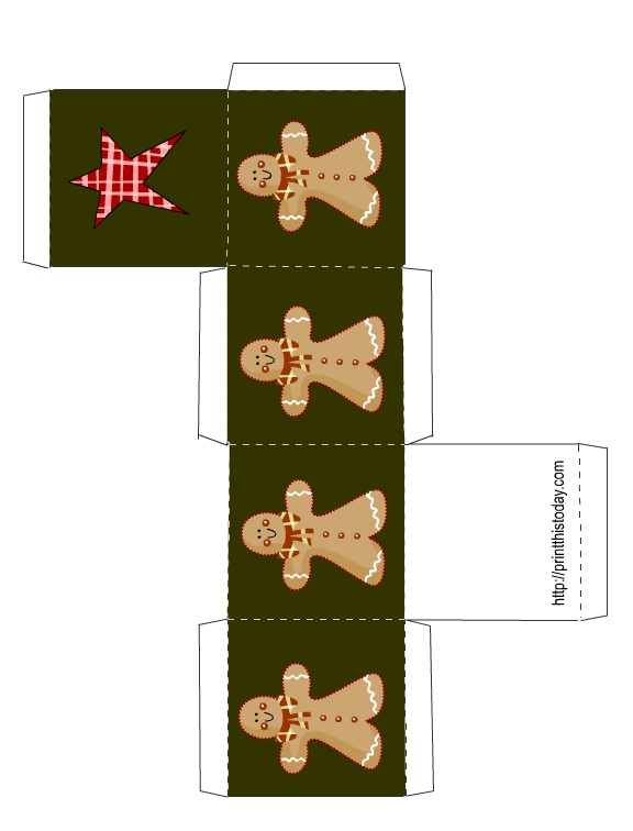 Christmas Boxes Templates Printable