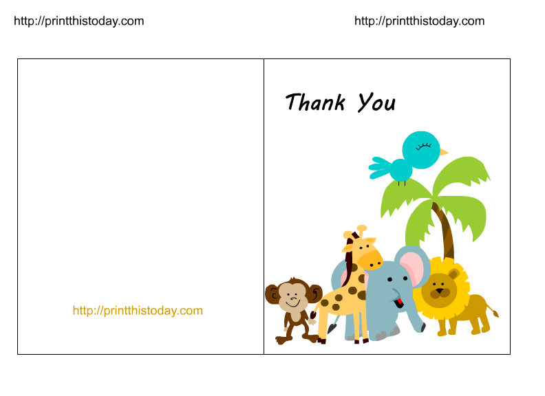 thank you clipart with animals - photo #14