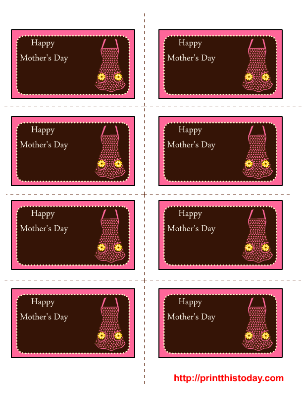 Free Mother's Day Labels Templates