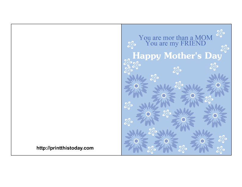 Free Mother s Day Cards Printable 