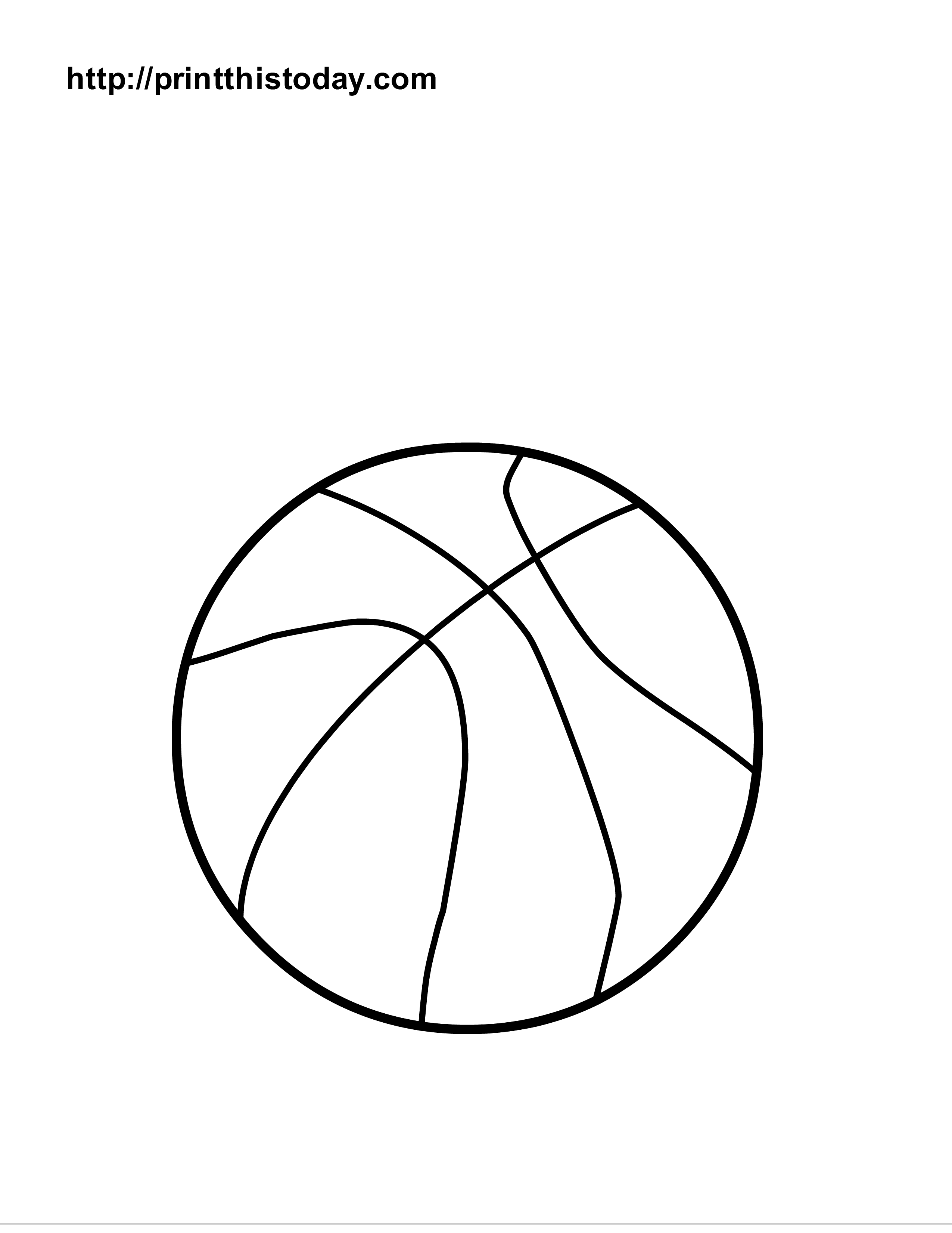Free Printable Sports Balls Coloring Pages
