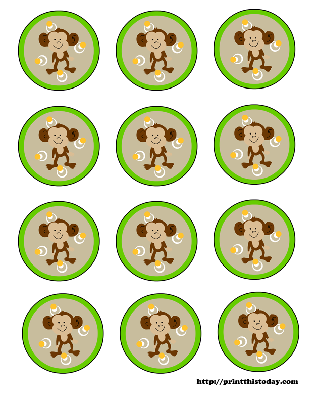 free monkey clipart for baby shower - photo #17