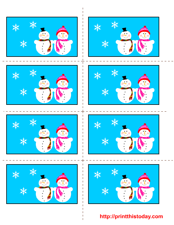 Free Printable Winter Cubby Tags Printable Blank World