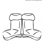 Free Printable winter coloring Page
