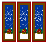 Free printable winter bookmarks