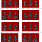 free printable christmas labels with christmas trees