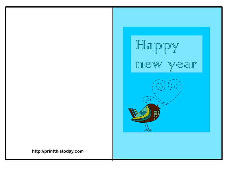 Free Printable Happy New Year Card