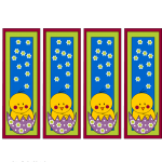 Free printable Easter Bookmarks
