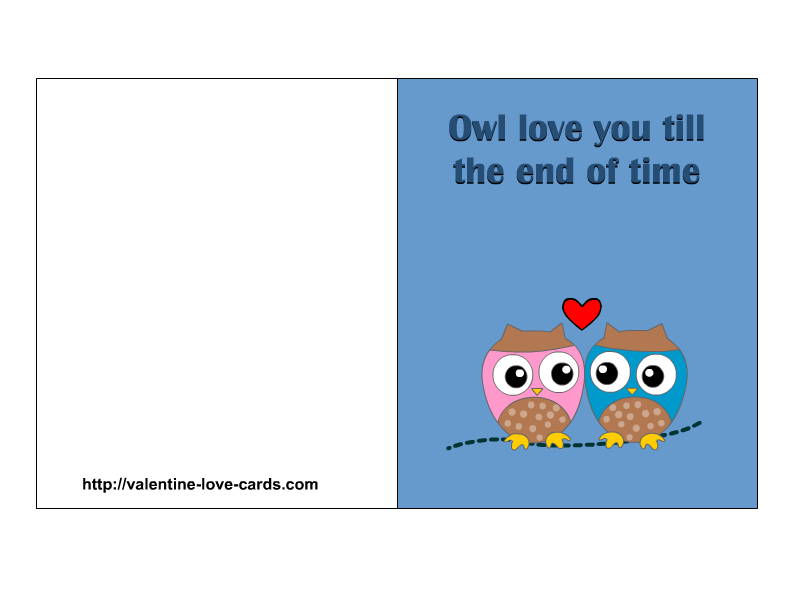 Love Cards with Owls