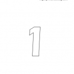 free printable math worksheet with number 1