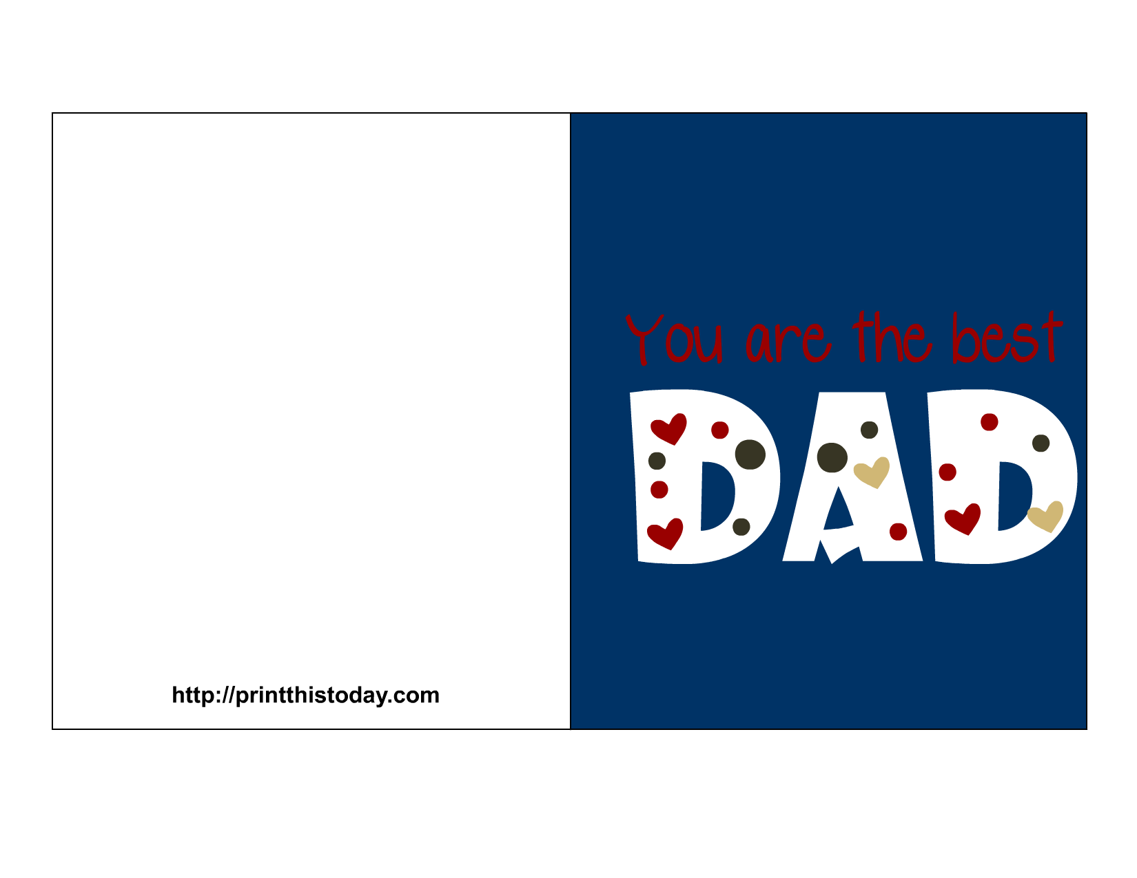 Free Father s day cards (Printable)