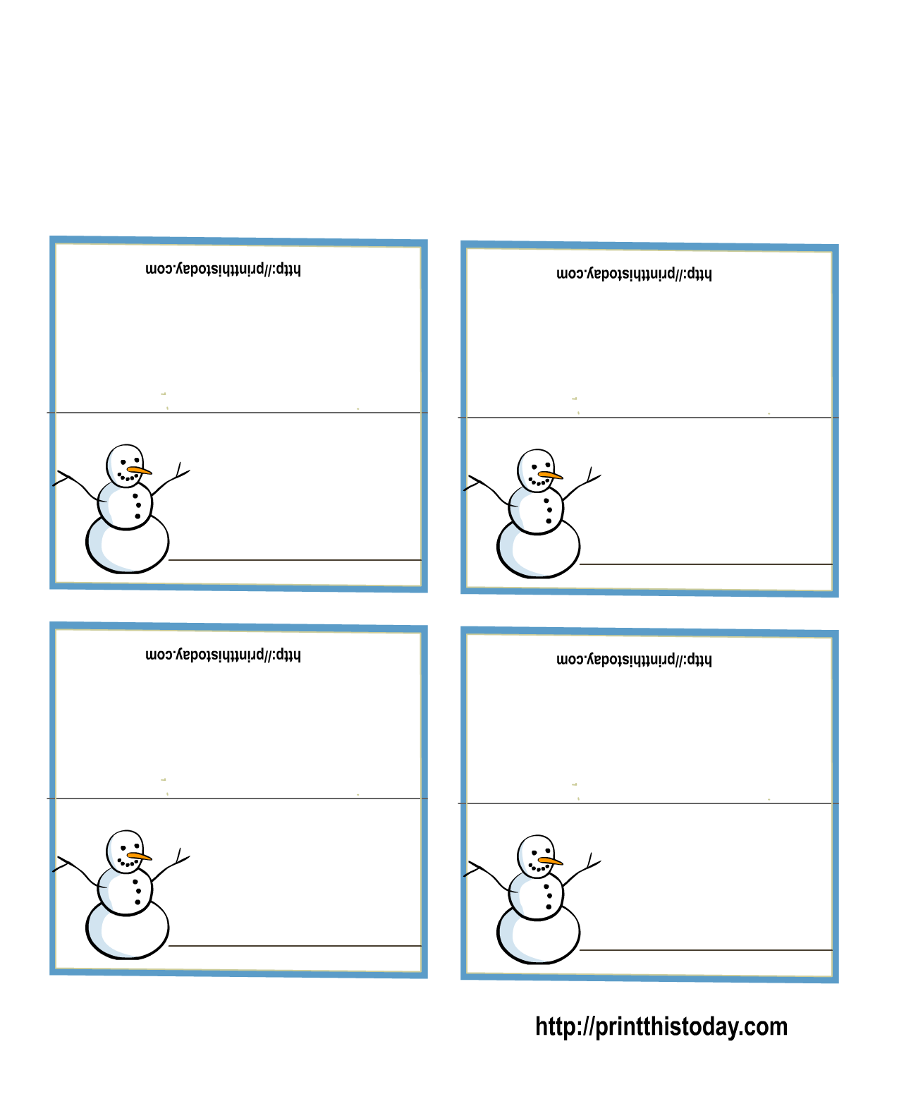 Microsoft word place card template 6 per sheet