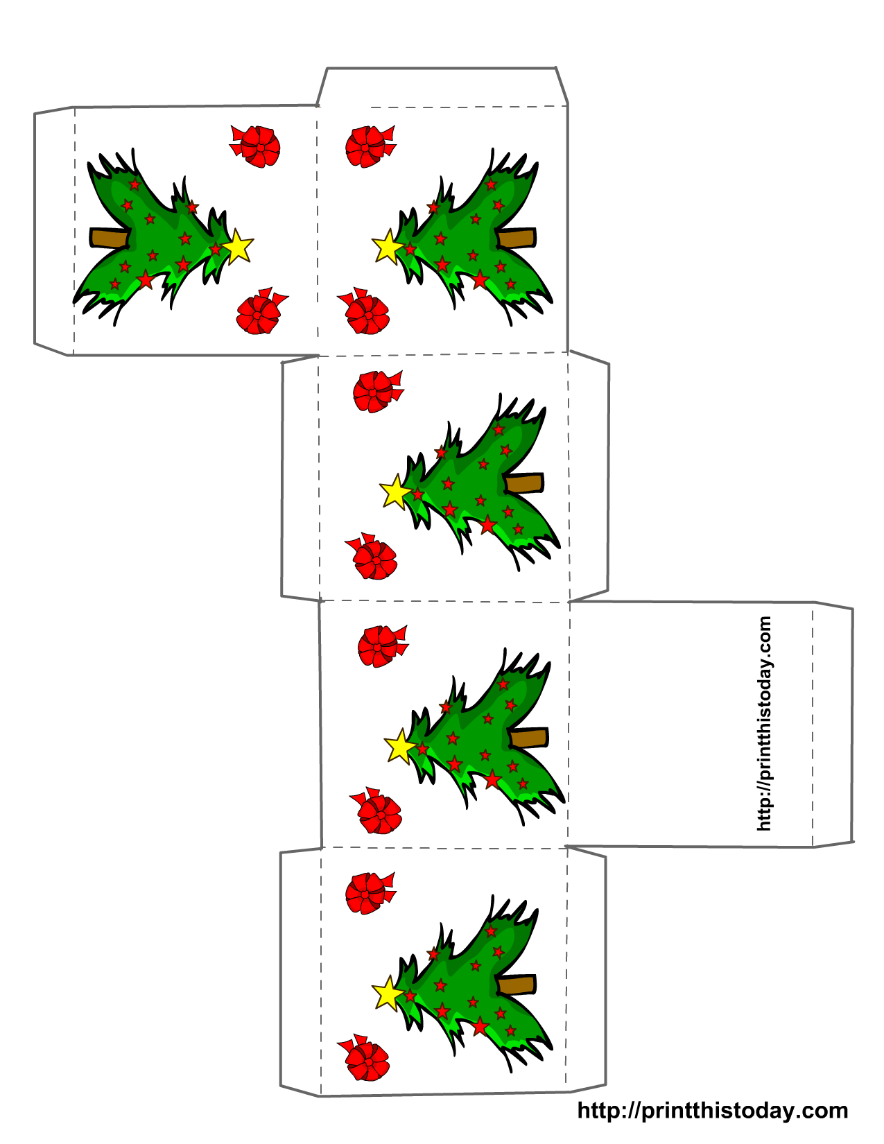 Free Printable Christmas Boxes