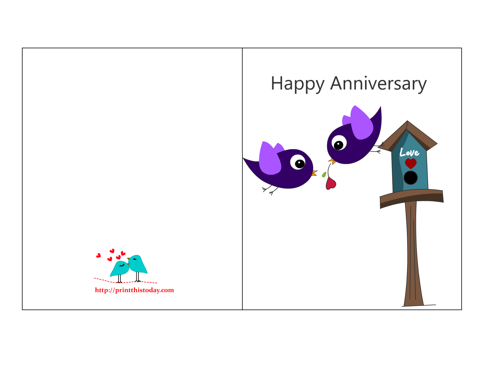 Cat Anniversary Card