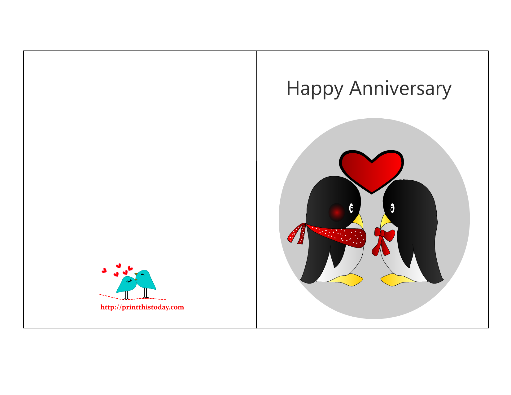 Free Templates For Anniversary Cards