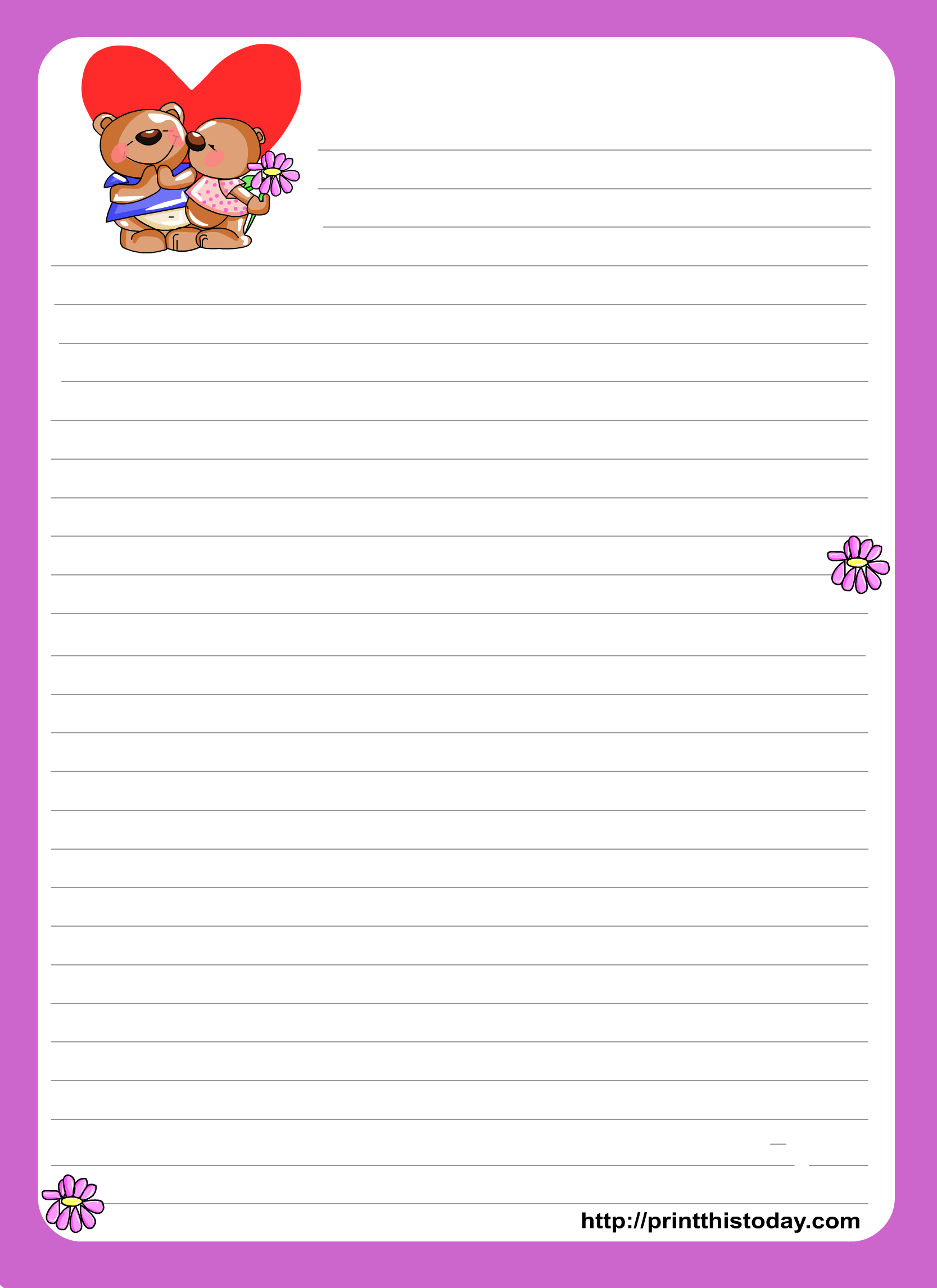 loveletterstationery8.png (1667×2292) Writing paper