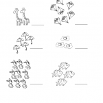 writing the matching number preschool maths worksheet