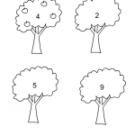 draw apples, math worksheet