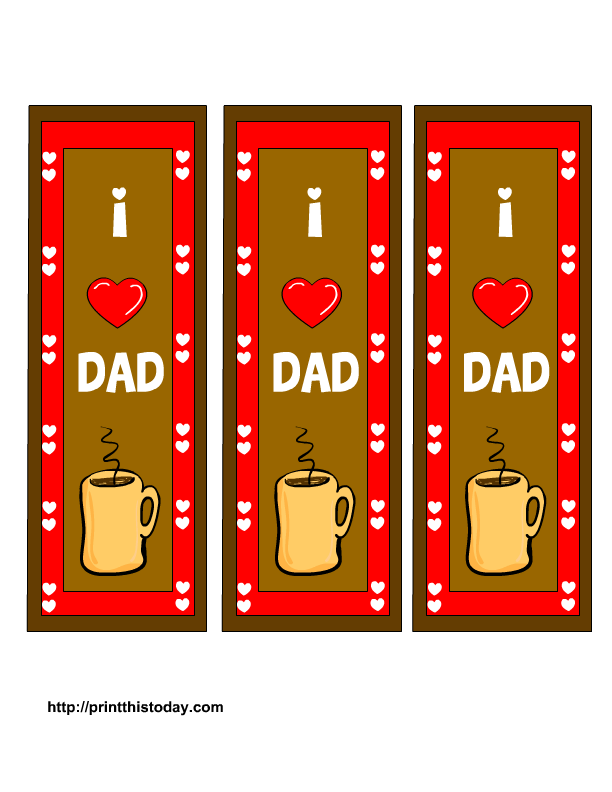 Free Printable Father s Day Bookmarks