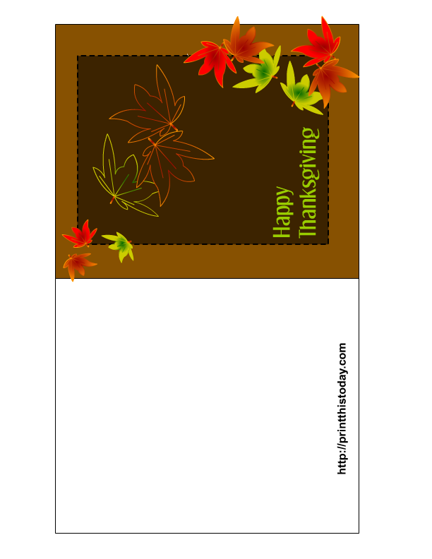 business background card printable free Free Printable Thanksgiving Cards