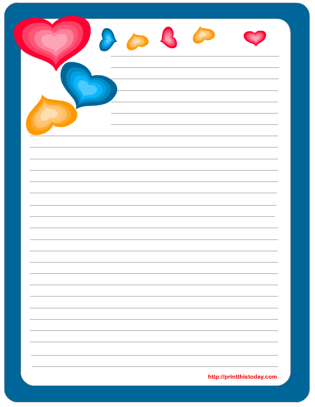 free printable valentine s day writing paper