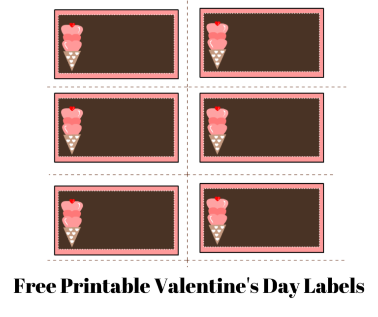 Free Printable Labels For Valentine s Day