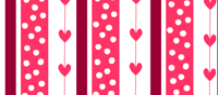 Pink Hearts and Polka dots