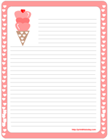 Sweet Valentine Stationery