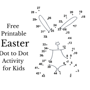 Free Printable Easter Dot to dot