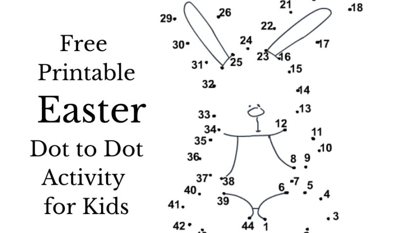 Free Printable Easter Dot to dot