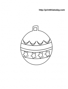 Christmas Ornament Printable