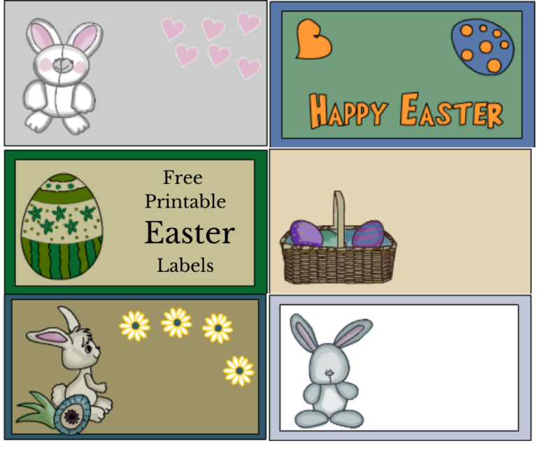 Free Printable Easter Labels
