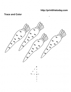 Free printable number 4 worksheet