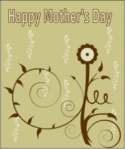 Elegant Happy Mothers Day Card