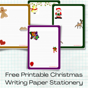 Free Printable Christmas Stationery Writing Paper
