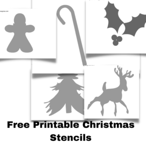 Free Printable Christmas Stencils
