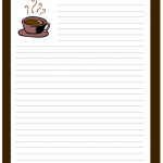 coffee cup note pad for father's day