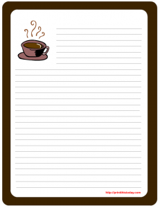 coffee cup note pad for father's day