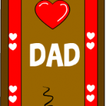 I love dad bookmarks