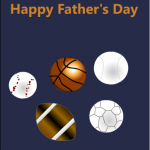 Fathers day card for sports lover dad