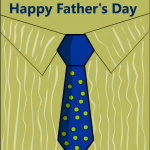 Shirt and Tie fathers day card