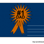 Fathers day certificate