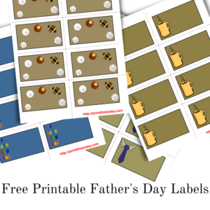 Free Printable Father's Day Labels