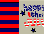 Happy 4th of july candy wrappers