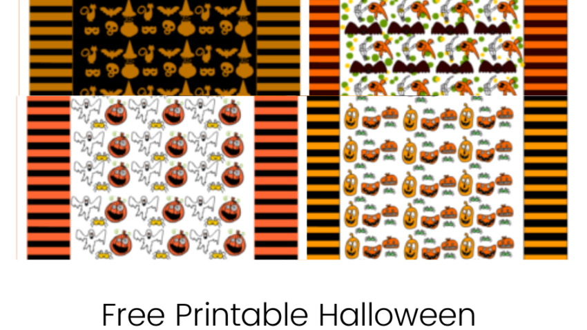 Free Printable Halloween Candy Wrappers